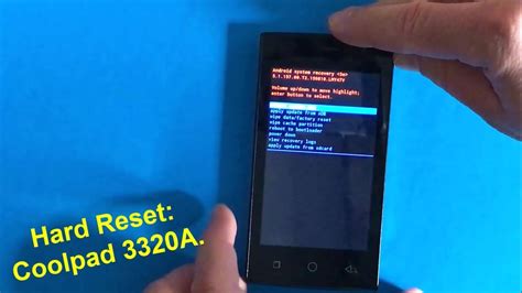 Unlock/bypass android phones. . Coolpad model cp3320as2 hard reset